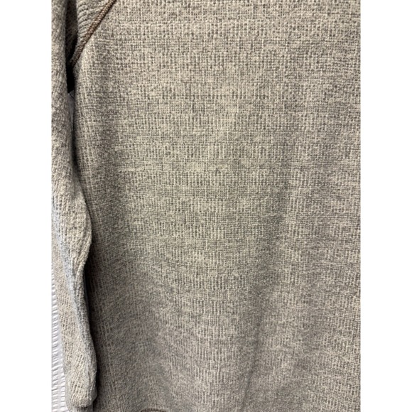 Betsy Boutique Shop Koto Grey Tan Trim Patterned Knit Sweater Tunic Small - Picture 12 of 12